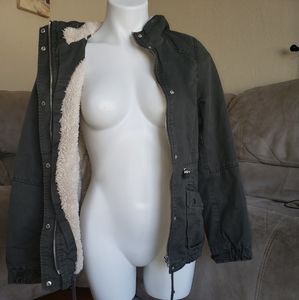 Divided Brand Size 2 (XS) Army Green Lined Jacket